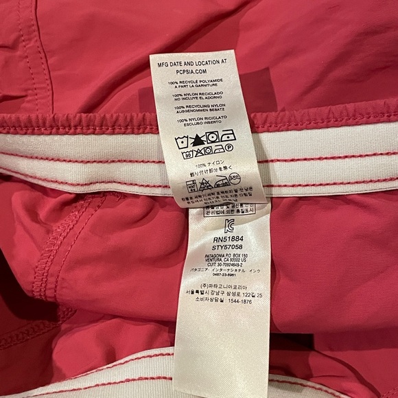 Patagonia Baggies Shorts 5" Reef Pink size XL Hiking Outerwear - Picture 6 of 7